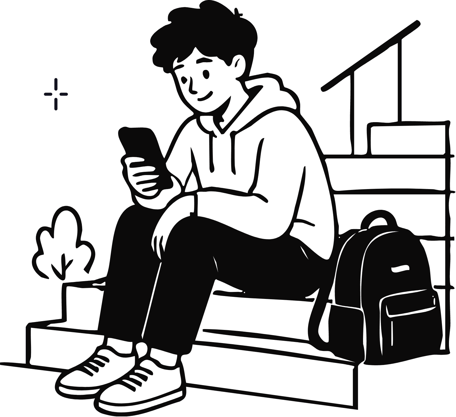 고객센터 상담원 일러스트